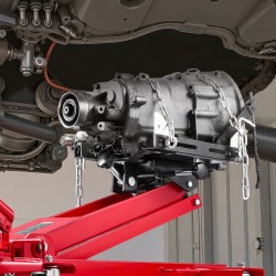 Matalaprofiilinen hydraulitunkki teräsrunko 1000 kg nostokyky 185–700 mm valurautaiset pyörät