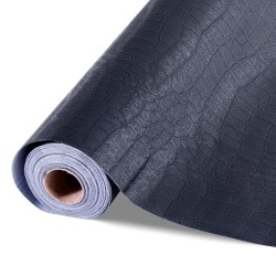 Itseliimautuva vinyylitapettirulla 40 cm x 10 m musta halkeileva kuvio seinille