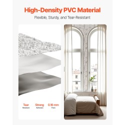 Tapettirulla PVC-muovinen itsekiinnittyvä 45 cm x 10 m vedenkestävä kasvi ja kukkakuvio