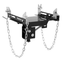 Vaihteistonostimen adapteri lattiatunkille teräsrakenne 500 kg kantavuus säädettävä alusta ketjuilla