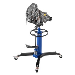 Hydraulinen vaihteistonostin teräsrunko 600 kg jalkapoljin teleskooppikorkeus 88 176 cm