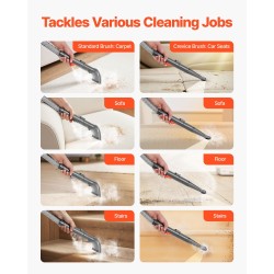 Kannettava matto- ja verhoilunpuhdistin 450 W 1,5 l säiliö