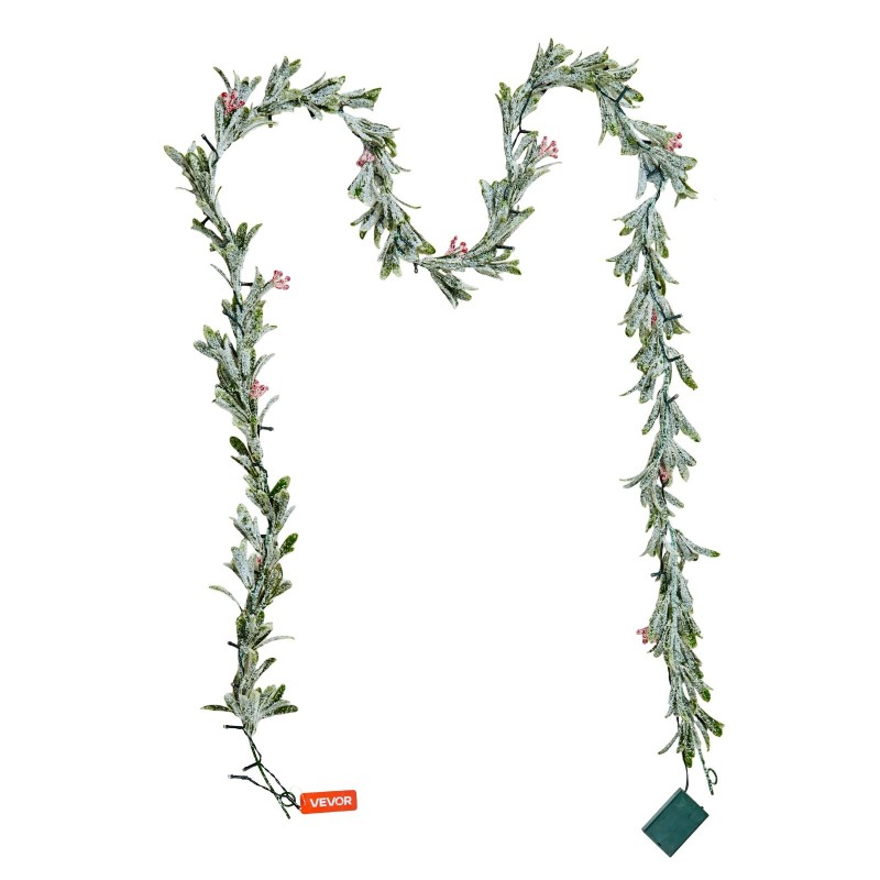 Tekohavuköynnös PE-muovista 275 cm lämpimillä LED-valoilla sisä ja ulkokäyttöön