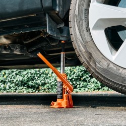 Hydraulinen pullotunkki 4 tonnia valurauta hiiliteräs 185–350 mm säädettävä ruuvi