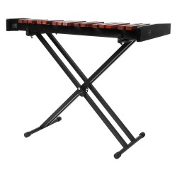 Puinen kellopeli 37-ääninen C4–C7 säädettävä X-teline kapulat kantolaukku