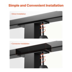 Käsijohde 304-ruostumattomasta teräksestä 1981 mm mattamusta sisä- ja ulkokäyttöön