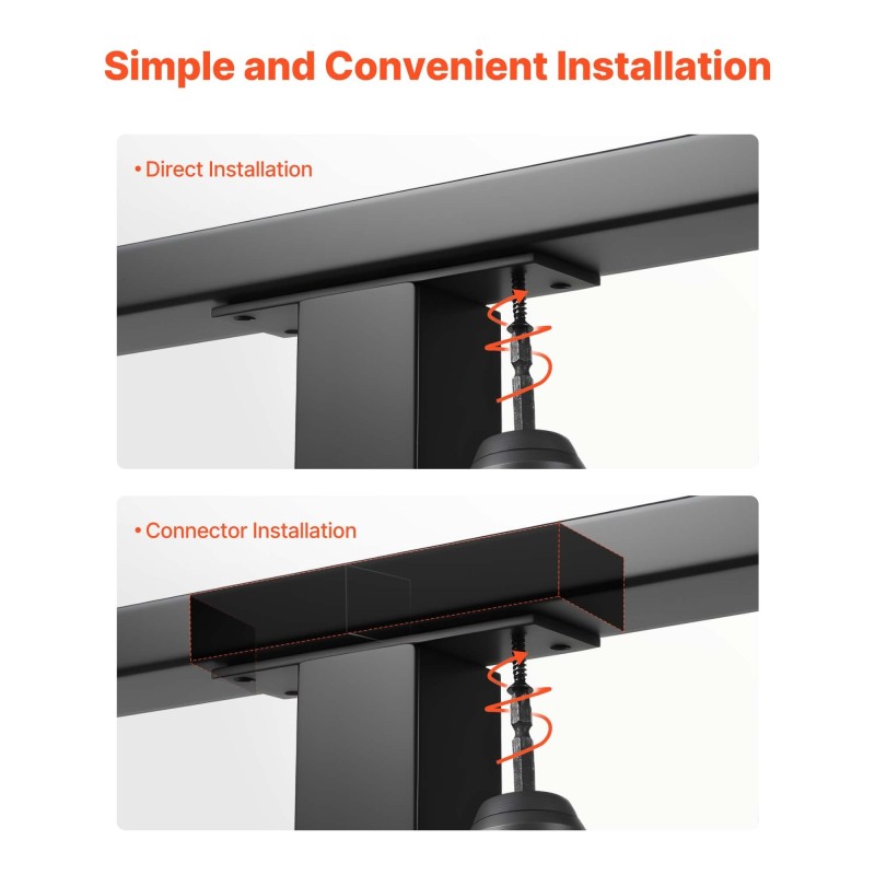 Käsijohde 304-ruostumattomasta teräksestä 1981 mm mattamusta sisä- ja ulkokäyttöön