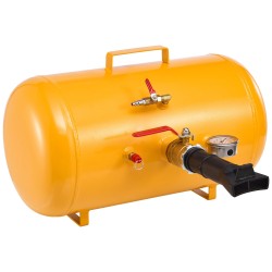 Rengasreunalukituksen täyttölaite 37,9 l hiiliteräs enintään 622 mm renkaisiin