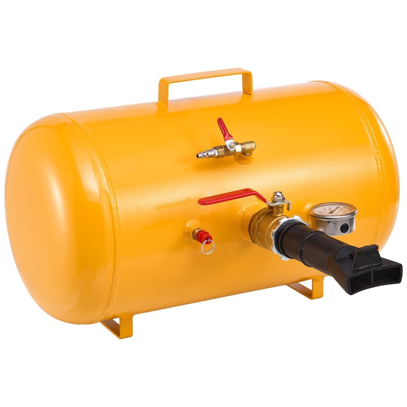 Rengasreunalukituksen täyttölaite 37,9 l hiiliteräs enintään 622 mm renkaisiin