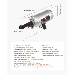 Rengashelmen istutustyökalu kuusi litraa alumiiniseos kannettava ilman sisärenkää enintään yhdeksäntoista tuumaa