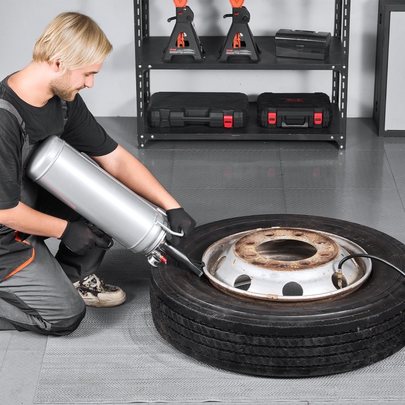 Rengasreunan asennuslaite 10 L alumiiniseos tuubittomille 305–572 mm