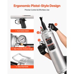 Rengashelman asetin 12 L alumiiniseoksinen kannettava putkittomille renkaille