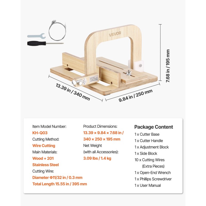 Saippualeikkuri puurunko 201 ruostumatonta terästä säädettävä 0–2 tuumaa silikonimuotti