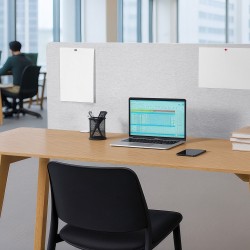 Pöytäseinäke PET-paneelilla hiiliteräsrunko 1524 x 610 mm