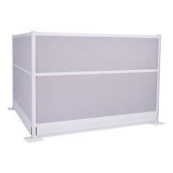 Väliseinät 2 kpl kaksikerroksiset PET kangaspaneelit 1830 x 1220 mm alumiiniseosrunko