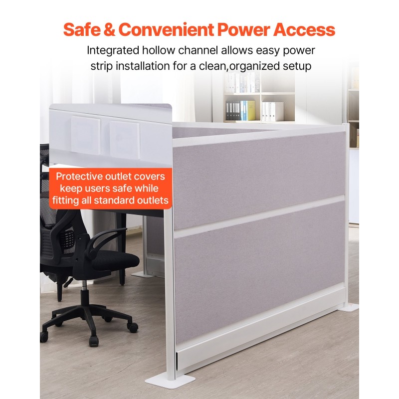 Väliseinät 2 kpl kaksikerroksiset PET kangaspaneelit 1830 x 1220 mm alumiiniseosrunko