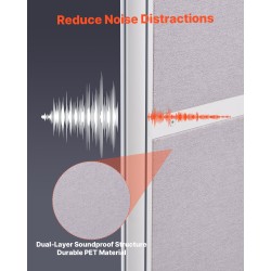 Väliseinät 2 kpl kaksikerroksiset PET kangaspaneelit 1830 x 1220 mm alumiiniseosrunko