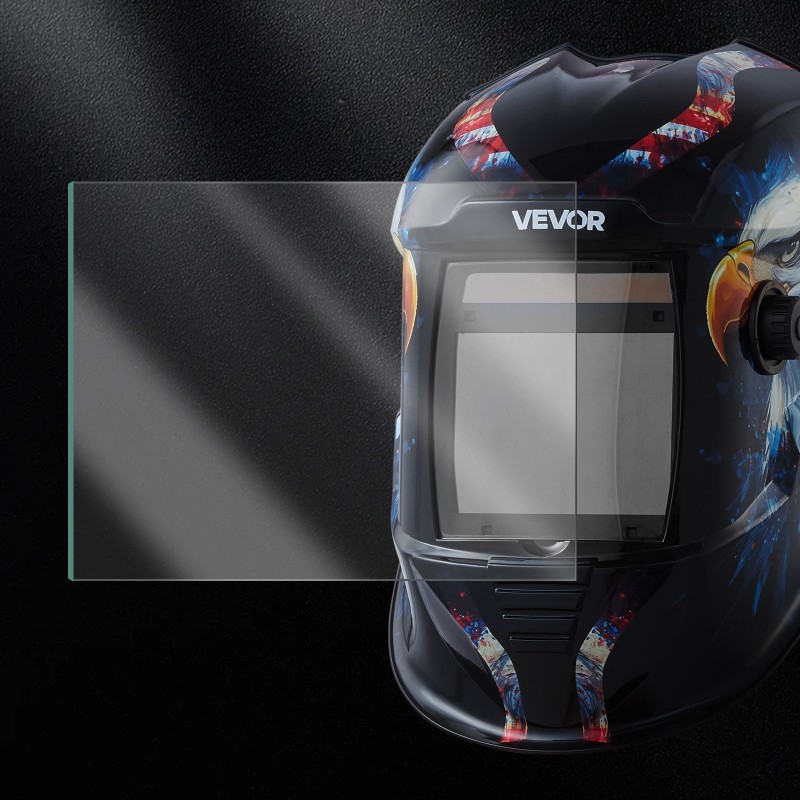 Ulompi suojalinssi hitsauskypärään PP läpinäkyvä 121×118 mm 20 kpl