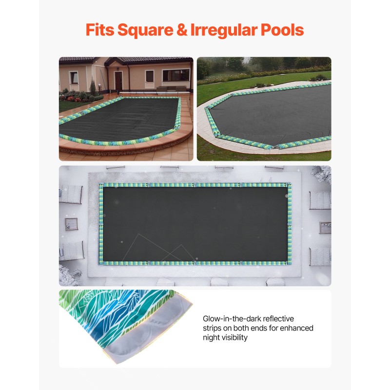 Uima-altaan peitteen vesipussit 5 kappaletta 2400 x 300 mm PVC-muovia kaksikammioiset