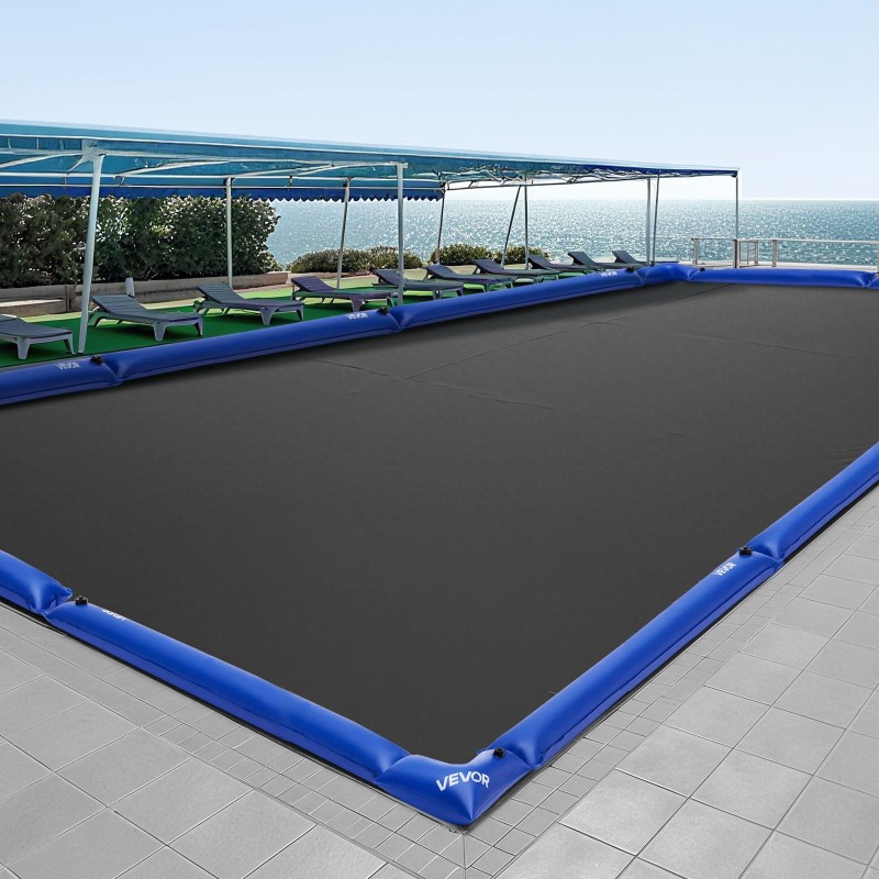 Kulmavesipussit uima-altaan peitteelle talvikäyttöön 4 kappaleen sarja 0,40 mm PVC-muovi