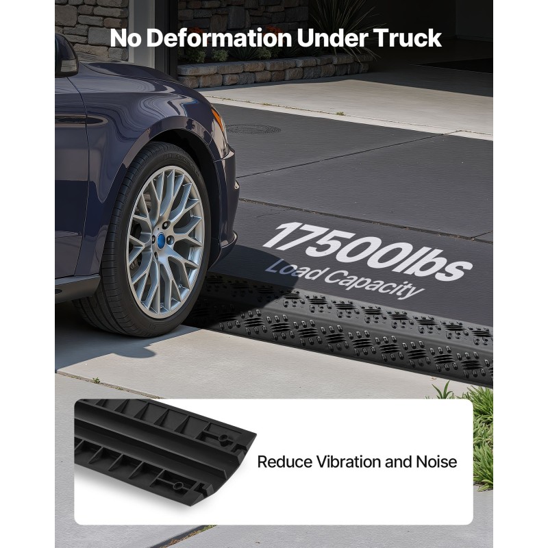 Kaapelisuoja polypropeenia 2 kanavaa musta 2 kpl sisä ja ulkokäyttöön