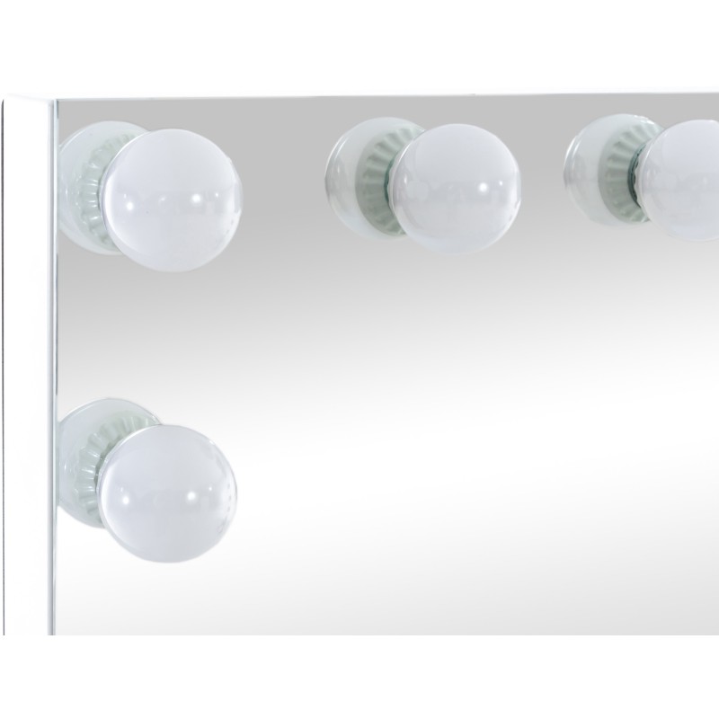 Tyylikäs meikkipeili led-valoilla ja usb-laturilla kylpyhuoneeseen