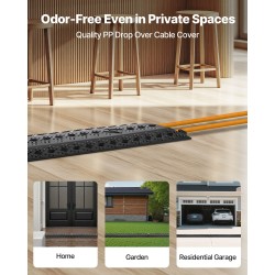 Kaapelisuoja PP-muovinen kaksikanavainen 51 x 28 mm 3 kpl