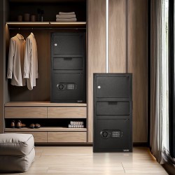 Turvakaappi Q235-teräs 3,6 kuutiojalkaa etupuolisella pudotusluukulla digitaalisella näppäimistölukolla