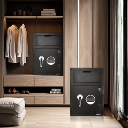 Tallelokero Q235-teräs etupudotusaukolla digitaalisella näppäimistöllä samettivuorella