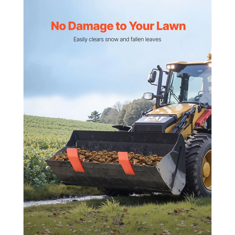 Kauhan reunasuoja hiiliteräs kaksoislukitus yhteensopiva reunapaksuudelle alle kaksi tuumaa oranssi