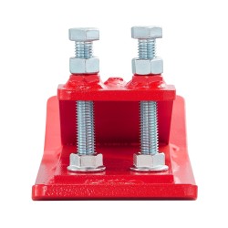 Traktorin kauhan reunasuoja hiiliteräs 2 kpl kaksinkertainen lukitus punainen