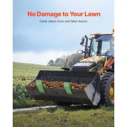 Kauhan reunasuojat vihreät hiiliterästä raskaaseen ulkokäyttöön kaksoislukitus kaksi kappaletta