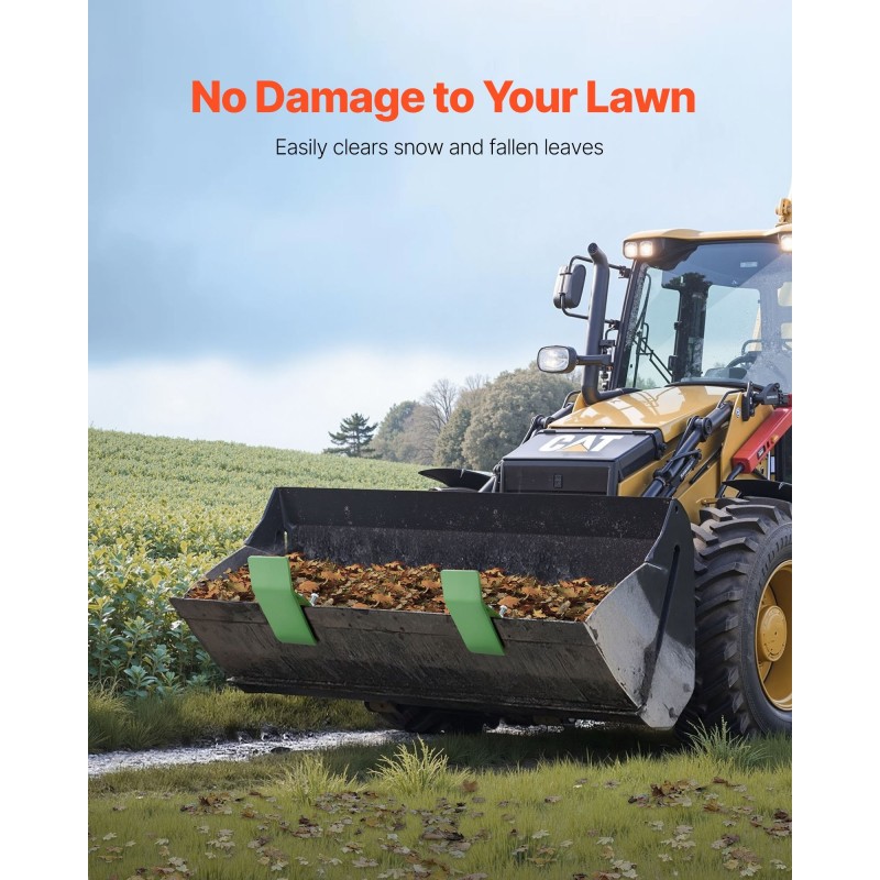 Kauhan reunasuojat vihreät hiiliterästä raskaaseen ulkokäyttöön kaksoislukitus kaksi kappaletta