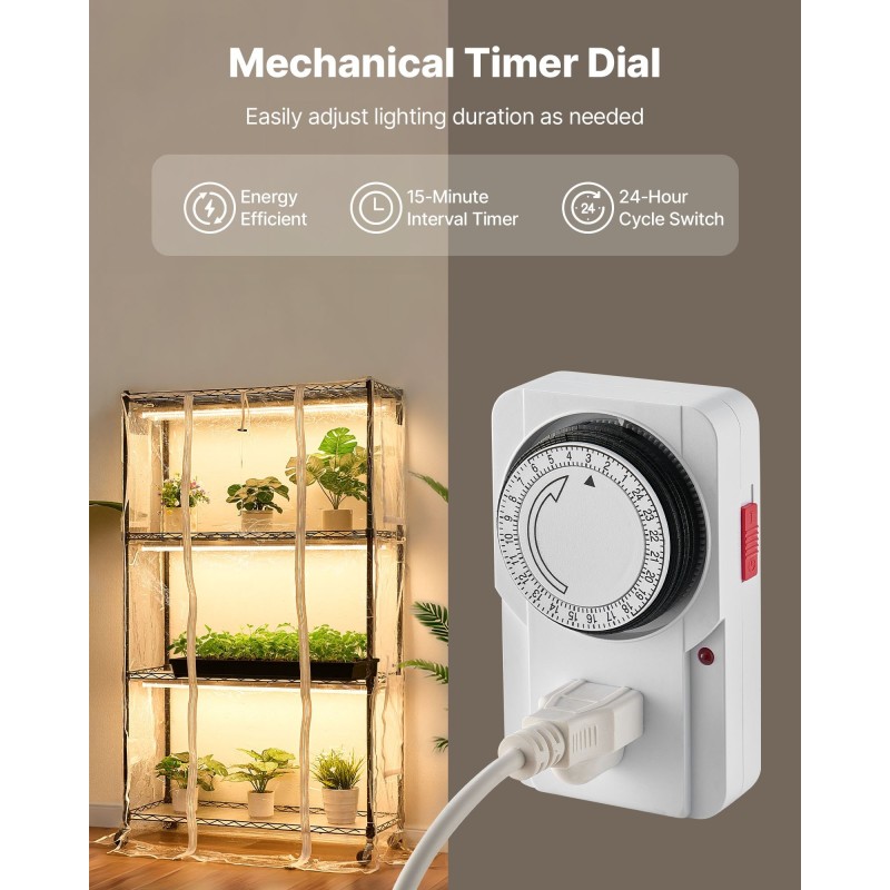 Kasvihylly nelitasoinen metallirunko korkeus 150 cm 6 LED-valopalkkia läpinäkyvällä suojapeitteellä