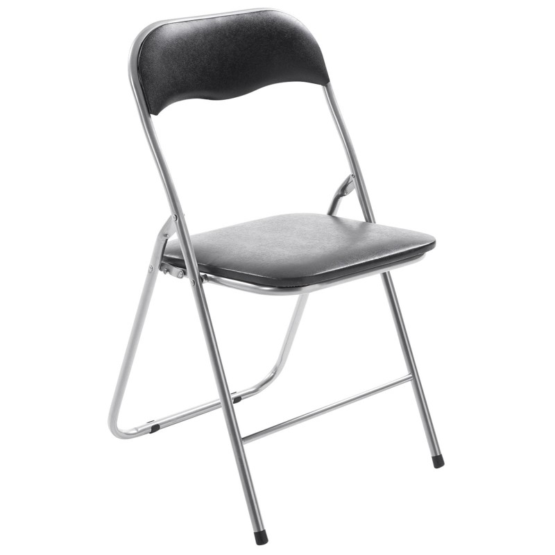 Taitettava keinonahkainen tuolisetti 2 kpl - moderni ja helppohoitoinen