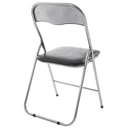 Taitettava keinonahkainen tuolisetti 2 kpl - moderni ja helppohoitoinen