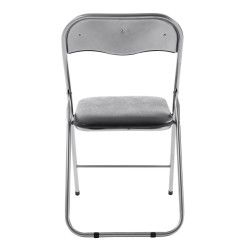 Taitettava keinonahkainen tuolisetti 2 kpl - moderni ja helppohoitoinen