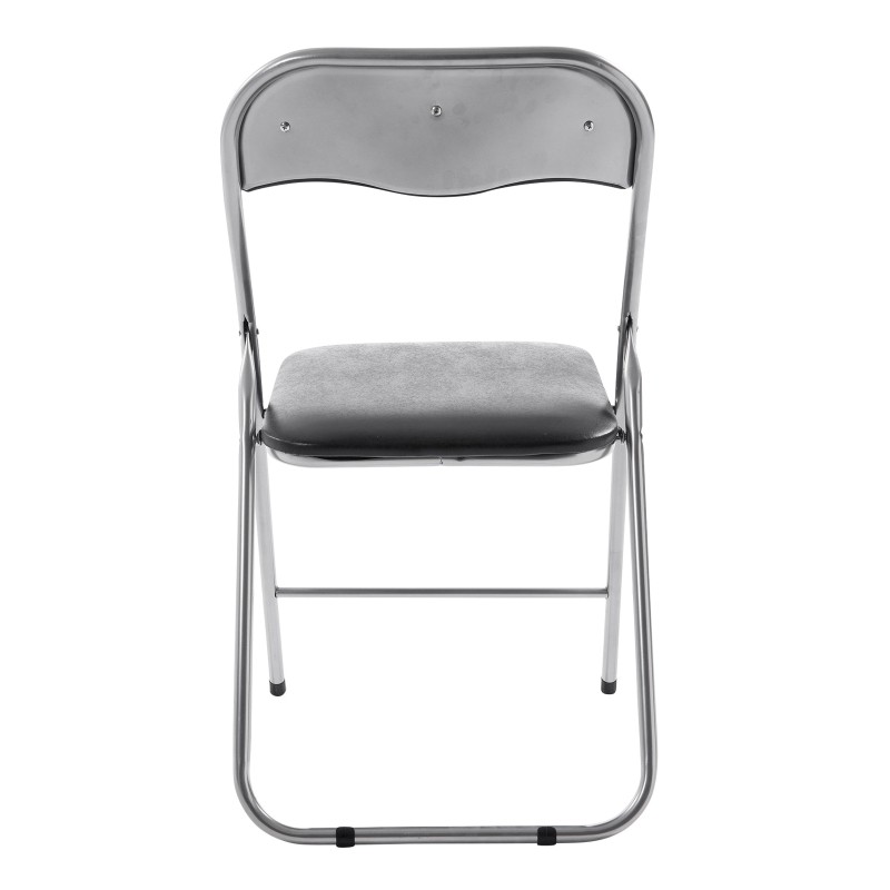 Taitettava keinonahkainen tuolisetti 2 kpl - moderni ja helppohoitoinen