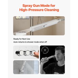 Kattokiinnitteinen kromipintainen sadesuihkusetti 254 millimetriä kuusi kehosuutinta kaksitoiminen käsisuihku