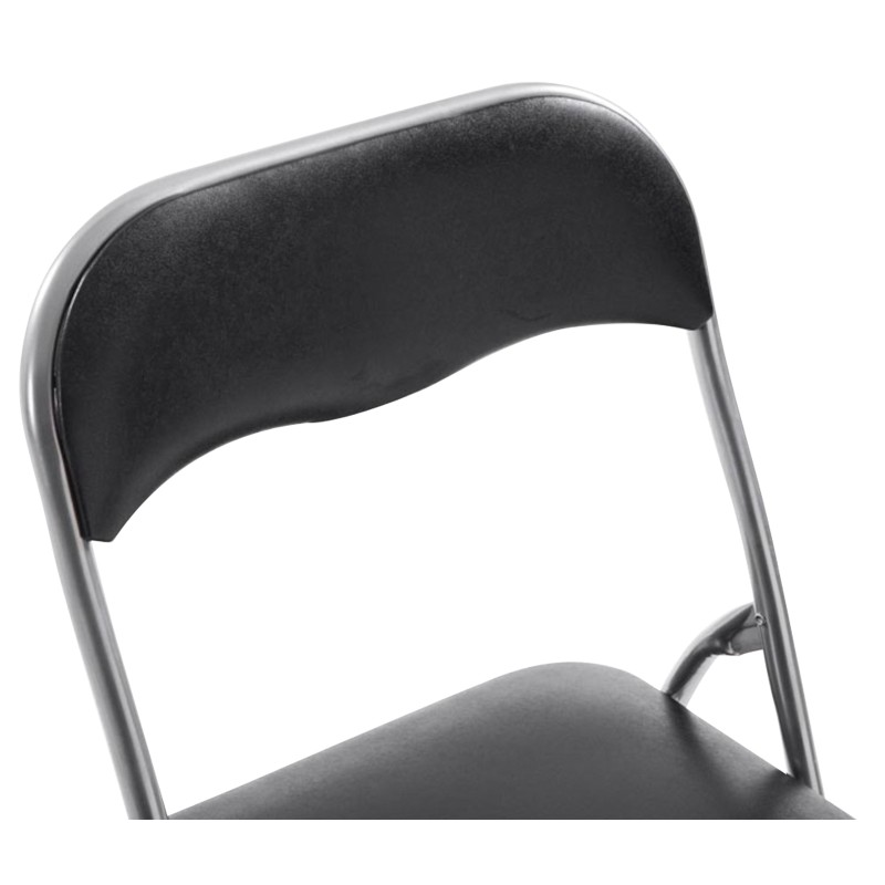 Taitettava keinonahkainen tuolisetti 2 kpl - moderni ja helppohoitoinen