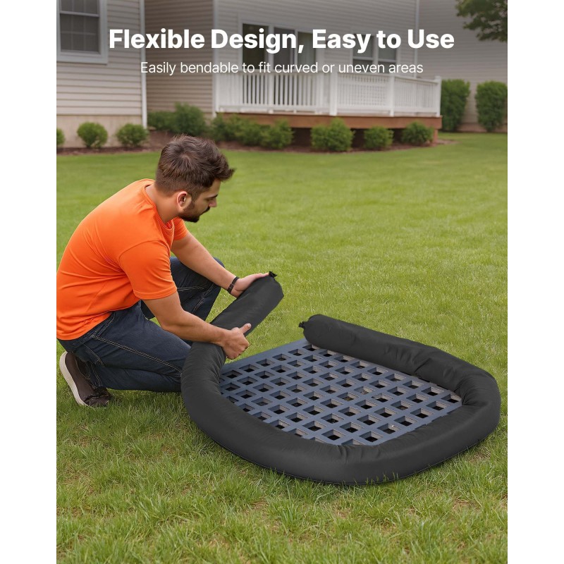 Sedimenttisuodatussukka kuitukangas polypropeeni 3048 mm 4 kappaletta viemärisuojaus