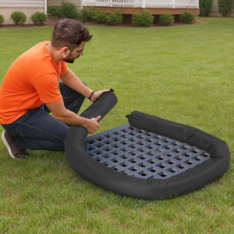 Sedimenttisuodatinsukka kolmen metrin kuitukankaasta polypropeenitäytteellä yksi kappale hulevesikaivoihin