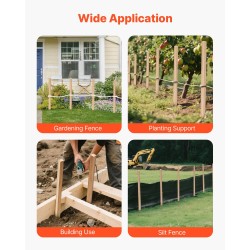 Puutarhapaalut kuusipuusta 19x19 mm 914 mm 25 kpl terävällä kärjellä