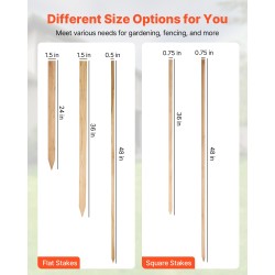 Puutarhaseipäät kuusipuuta 25 kpl 19×1219 mm terävä kärki