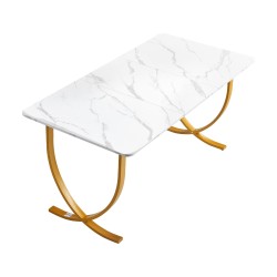 Työpöytä 160×80 cm valkoinen lastulevy hiiliteräsrunko säädettävät jalat