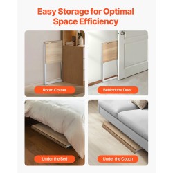 Taittopöytä 80 x 40 cm teräsrunko lastulevy puujäljitelmä kotitoimistoon