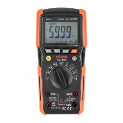 Yleismittari 6000-lukema todellinen RMS taustavalaistu näyttö automaattinen alueenvalinta