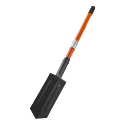 Kapea ojituslapio 10 4 cm seosteräksinen terä 1425 mm lasikuituvarsi