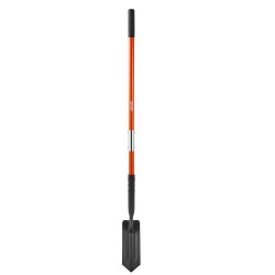 Kapea ojituslapio 10,4 cm seosteräksinen terä 1425 mm lasikuituvarsi
