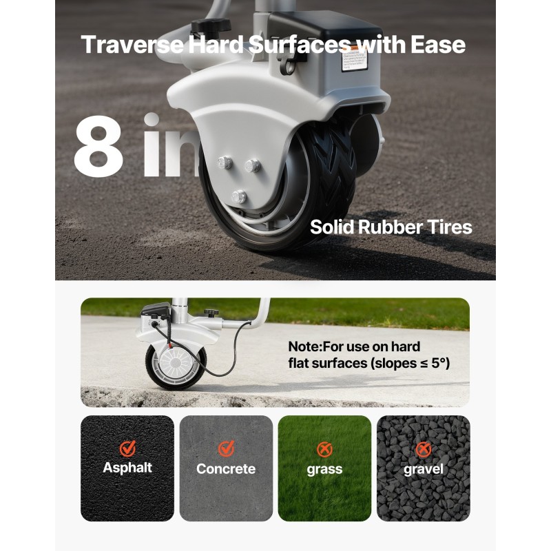 Peräkärryn siirtäjä teräsrunko 380W 12V 2,5 t säädettävä kiinnityskorkeus 31–63 cm